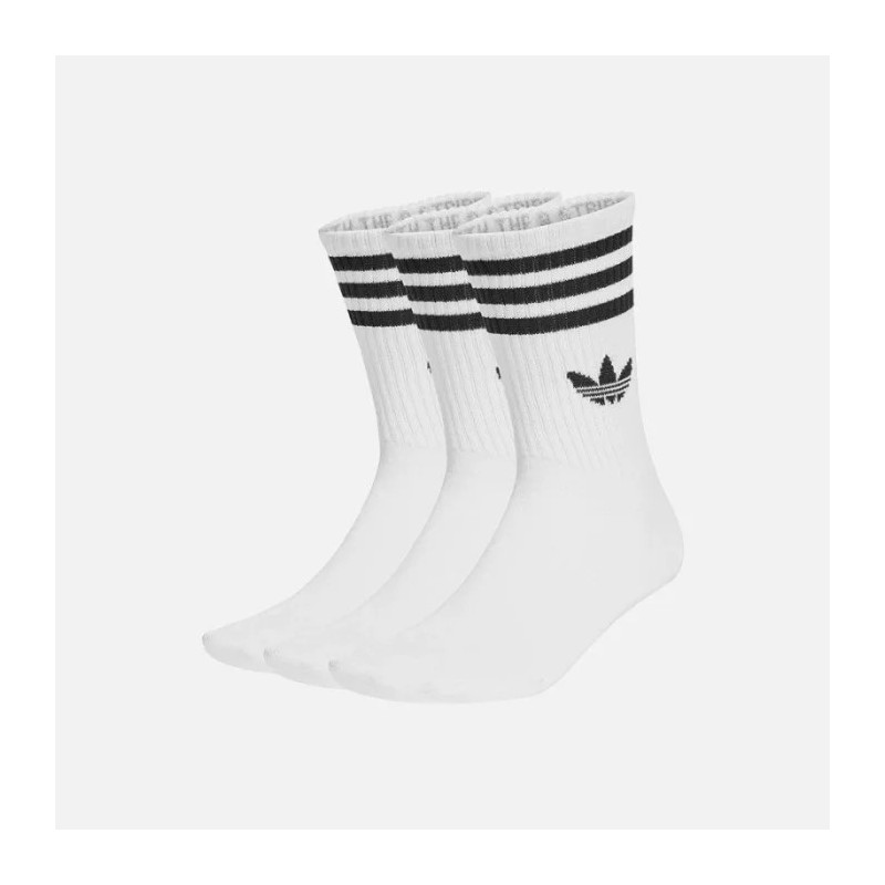 Adidas Chaussettes Mi Hautes 3S Crew 3P - JV7401